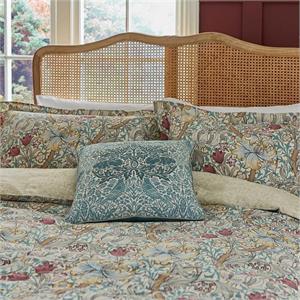 William Morris Golden Lily in Fig Duvet Cover Set